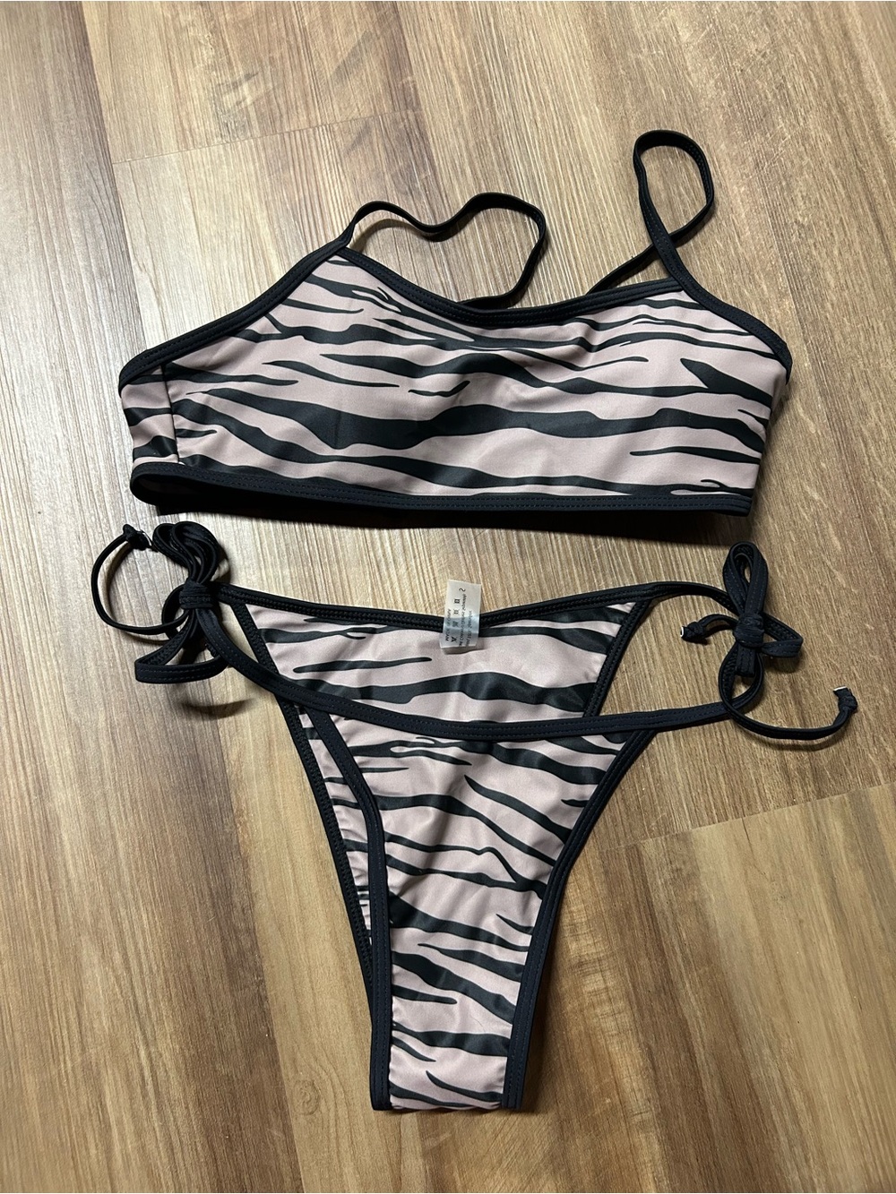 Zebra/tiger print bikini